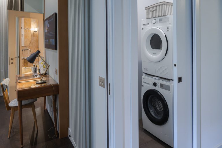Villa Arnova, Florence — Study and laundry