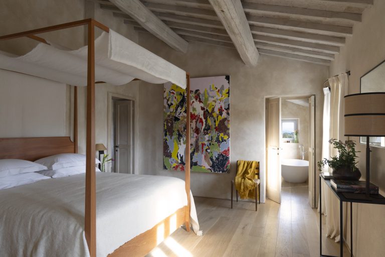 Casa Bachicche — Four-poster bedroom